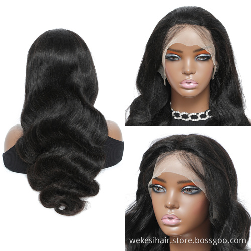 WKS Wholesale Cheap Human Hair Lace Front Wig, Virgin Hair Lace Frontal Wig With Baby Hair,cheap lace front wig for black women